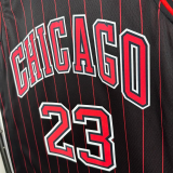 25-26 BULLS JORDAN #23 Black Top Quality Hot Pressing NBA Jersey (Trapeze Edition) 飞人版