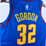 22-23 Nuggets GORDON #32 Blue Top Quality Hot Pressing NBA Jersey (Trapeze Edition) 飞人版