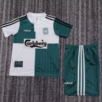 1995-1996 LIV Home Retro Kids Soccer Jersey
