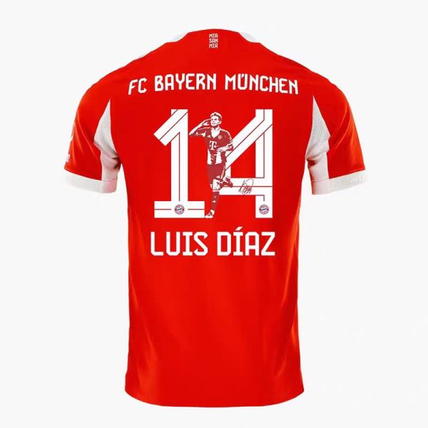25-26 Bayern  LUIS DIAZ 14 Special Edition Fans Soccer Jersey（印14星）