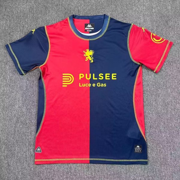 25-26 Genoa Fourth Fans Soccer Jersey