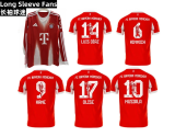 25-26 Bayern Home Special Edition Font Long Sleeve Fans Soccer Jersey (长袖球迷印特别版字体)