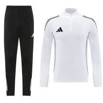 2025 AD White Half Pull Tracksuit