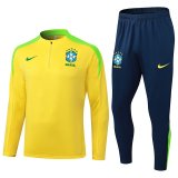 25-26 Brazil High Quality Half Pull Tracksuit
