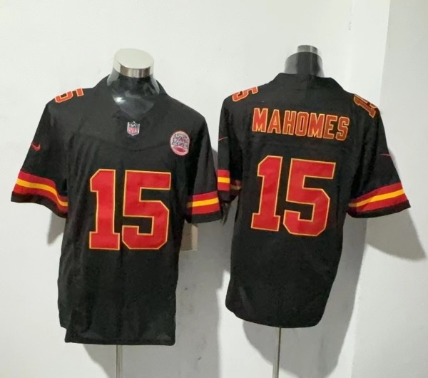 2025 NFL Kansas City Chiefs New Pattern Jersey