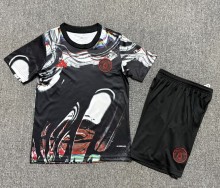 25-26 Man Utd Black Special Edition Kids Soccer Jersey