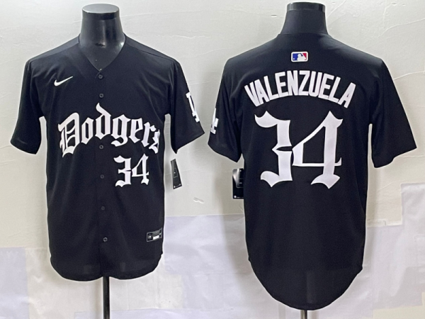 2025 MLB Los Angeles Dodgers New Pattern Jersey
