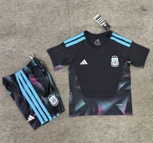 25-26 Argentina GoalKeeper Kids Soccer Jersey