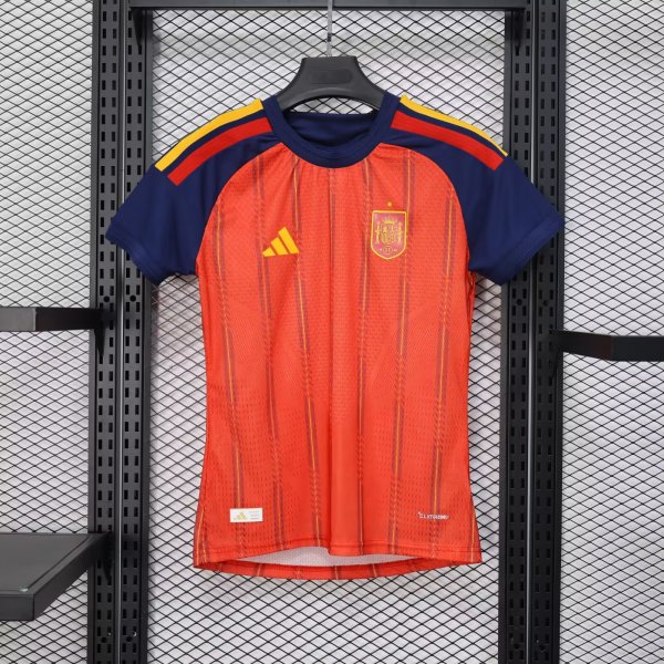 2026 World Cup Spain Home Women Player Version Soccer Jersey (女)
