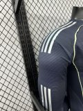 25-26 RMA Away Long Sleeve Player Version Soccer Jersey 长袖
