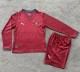 2026 Portugal Home Long Sleeve Kids Soccer Jersey (长袖)