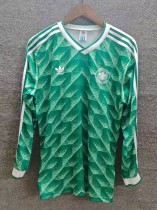 2012 Germany Green Long sleeves Retro Soccer Jersey