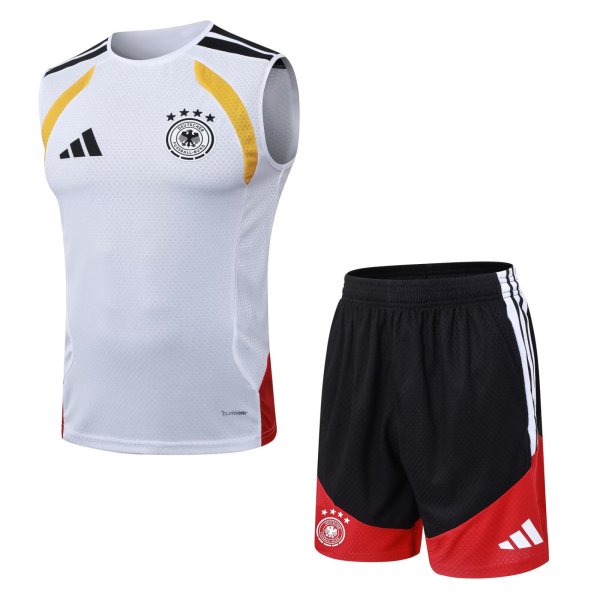 2026 Germany White High Quality Player Version Tank Top And Shorts Suit (球员套装)