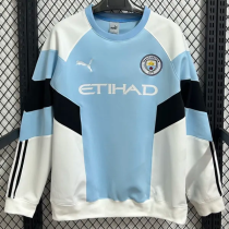 2026 Man City Blue white Hoodie (无帽卫衣)