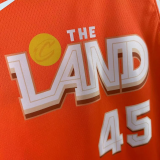 25-26 Cleveland Cavaliers MITCHELL #45 Orange City Edition Top Quality Hot Pressing NBA Jersey