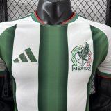 2026 Mexico White Green Special Edition Player Version Soccer Jersey