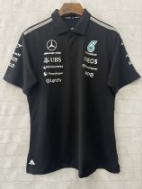 2026 F1 Benz New Pattern Short Sleeve Racing Suit