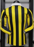 26-27 Ittihad Yellow Special Edition Long Sleeve Player Version Soccer Jersey