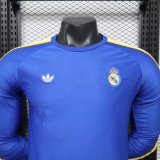 26-27 RMA Blue Long Sleeve Player Version Training shirts*长袖球员