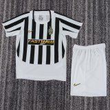 2003-2004 JUV Home Retro Kids Soccer Jersey
