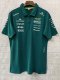 2026 F1 Aston New Pattern Short Sleeve Racing Suit（有领）