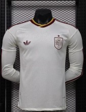 2026 World Cup Spain Away Long Sleeve Player Version Soccer Jersey*长袖球员