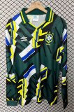1994 World Cup Brazil GoalKeeper Long sleeves Retro Soccer Jersey 