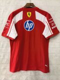 2026 F1 Ferrari New Pattern Red Short Sleeve Racing Suit