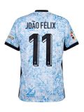 2024 Portugal European Cup Away Long sleeves Player Version Soccer Jersey