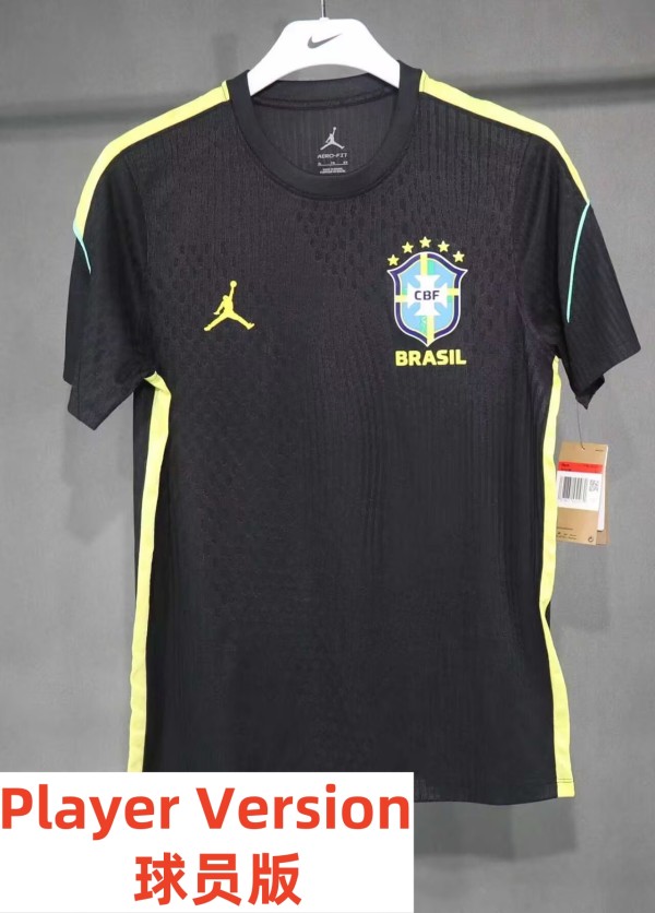 26-27 Brazil Black Player Version Training shirts