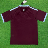 26-27 Aston Villa Home Fans Soccer Jersey