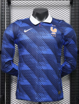 2026 World Cup France Home Long Sleeve Player Version Soccer Jersey*长袖球员