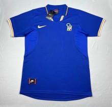 1996-1997 Italy Home Blue Retro Soccer Jersey
