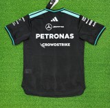 2026 Mercedes New Pattern Heat Transfer Printing Short Sleeve Racing Suit