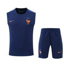 26-27 France High Quality Tank Top And Shorts Suit