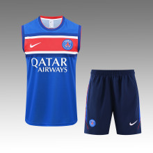 26-27 PSG High quality Tank Top And Shorts Suit