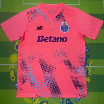 26-27 Porto Pink Goalkeeper Fans Soccer Jersey
