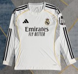25-26 RMA Home Long Sleeve Fans Soccer Jersey (长袖)
