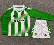 26-27 Real Betis Home Long Sleeve Kids Soccer Jersey*长袖