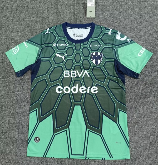 26-27 Monterrey Green GoalKeeper Fans Soccer Jersey
