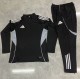 2025 AD Black Half Pull Tracksuit 