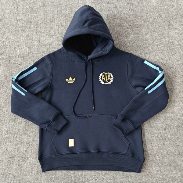 2024 Argentina Royal blue Fleece Hoodie