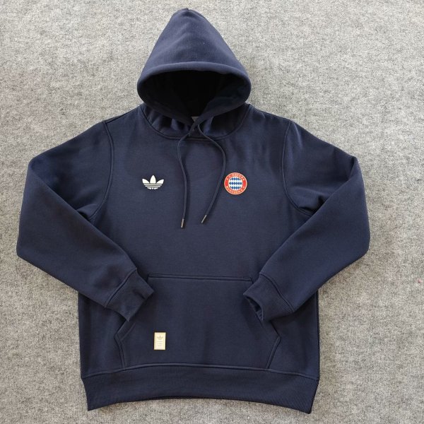 2024 Bayern Dark blue Fleece Hoodie