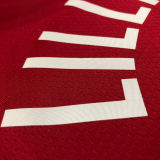 22-23 TRAIL BLAZERS LILLARD #0 Red Top Quality Hot Pressing NBA Jersey (Trapeze Edition)