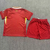 24-25 LIV Home Kids Soccer Jersey*背后带冠军杯