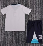 1996 England Home Kids Retro Soccer Jersey