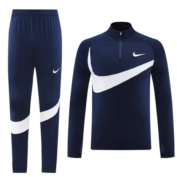 2024 NK Blue Half Pull Tracksuit 