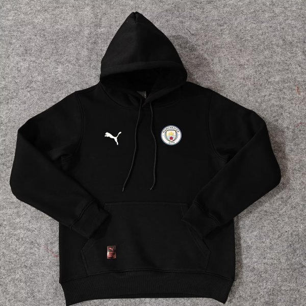 2024 Man City Black Fleece Hoodie