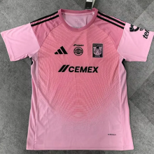 25-26 Tigres UANL Pink Goalkeeper Soccer Jersey
