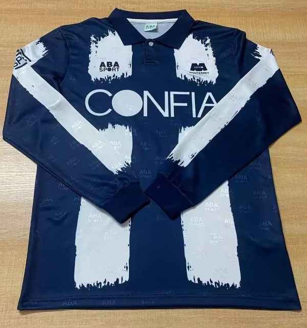 1995-1996 Monterrey Away Long Retro Soccer Jersey